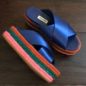 Miu Miu flatforms